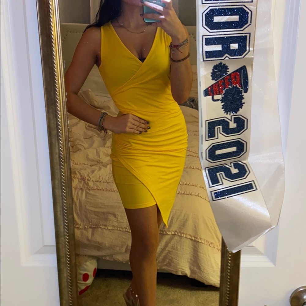 Yellow Midi Dress